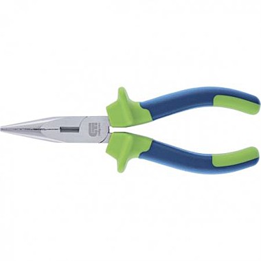 Длинногубцы прямые,180 мм,Сибртех