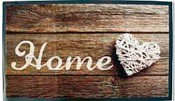 Коврик придверный с принтом 45х75см.