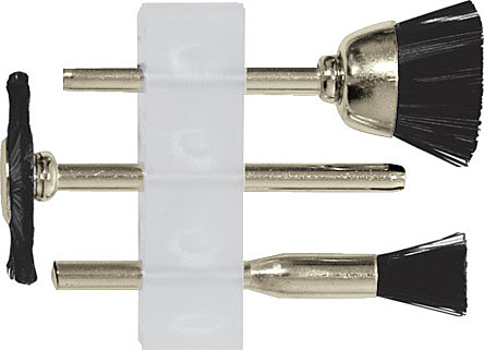 Корщетки из нейлоновые набор d3мм.(3шт)FIT