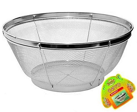 Сито на подставке d=19см, нерж. сталь SF11-7 Мультидом