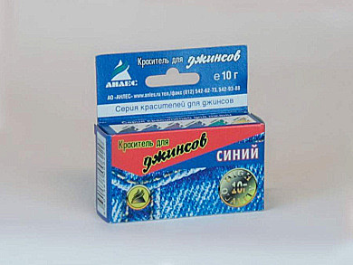 Краситель для джинсов(син.) 10гр.Анлес