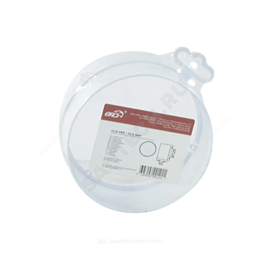 Соединитель круглый D125 пластик Эра 12,5СКП