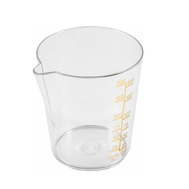 Мерный стакан 200мл пластик натуральный
