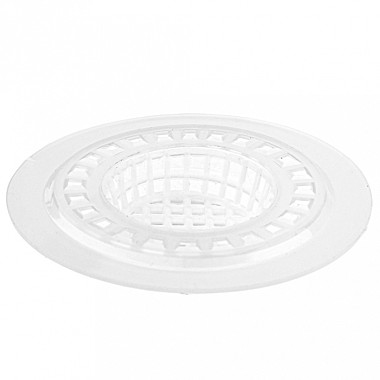 Пробка-сетка для раковины пластмассовая 7см, евро, внутренний д3,2см, прозрачный