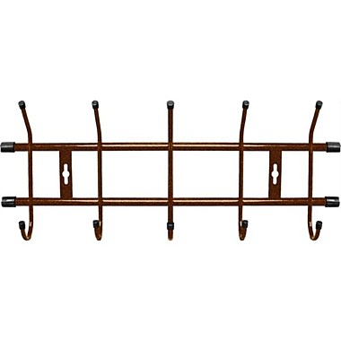 Вешалка настенная 5 крючков 484*188мм медный антик 
