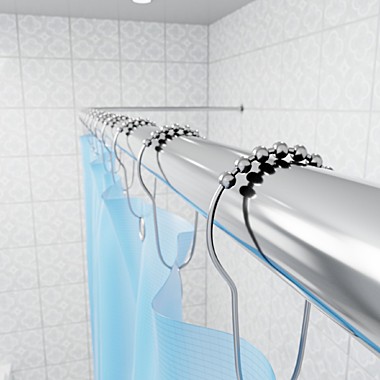 Кольца для штор в ванную (12шт,)70323