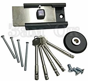 Замок накладной Барьер 2Р 5ключей