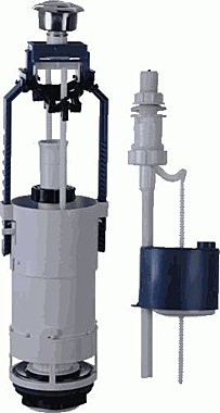 Арматура 2-ур.д/бачка,нижн.подв.,мет. 77.57.14.3 Псков