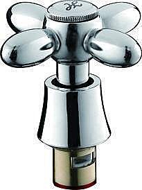 Маховик с кран-буксой хром LH27