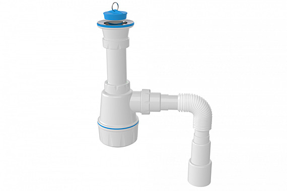 Сифон для мойки,выпуск 70мм 