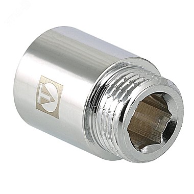 Удлинитель НВ 1/2'x15 мм, хромированный VTr.198.C.0415 VALTEC