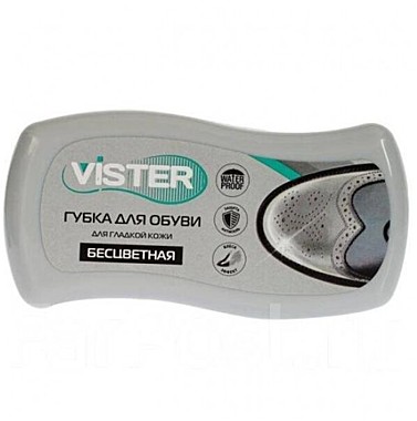 Vister Губка д/обуви д/глад кожи бесцветная
