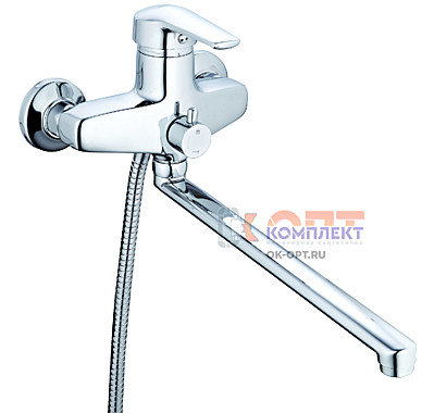 Смеситель G.Lauf для ванны с плоским пов. изливом 40 встр.перекл. LWZ7-A182