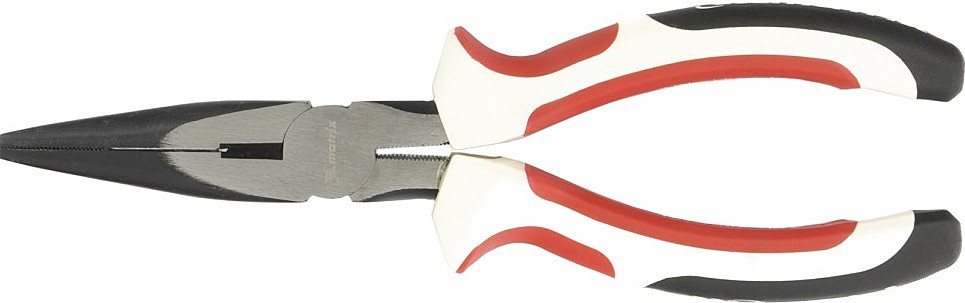 Длинногубцы Premium,180мм,прямые,Matrix