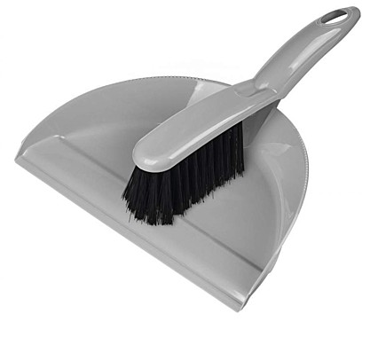 Щетка-сметка с совком (набор) Etna, серый