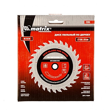Диск по дереву 130*20мм 36зубов Matrix