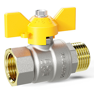 Кран шаров. LD Pride газ 1/2