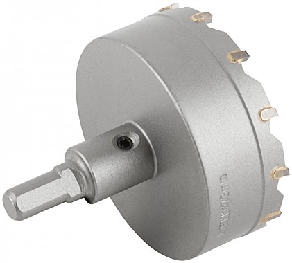 Коронка кольцевая с карбидными вставками (для отверстий в нержавеющей стали) 73 мм FIT 36856