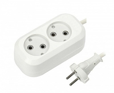 Сетевой удлинитель ПВС 2*1 2роз. 2м 10А 1-2Sale