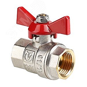 Кран шаровой 1' ВВ ручка бабочка BASE VT.217.N.06 VALTEC
