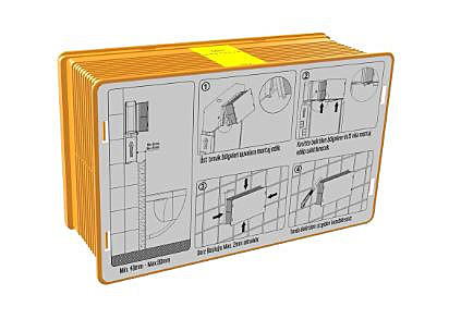 Монтажный короб для инсталяции
