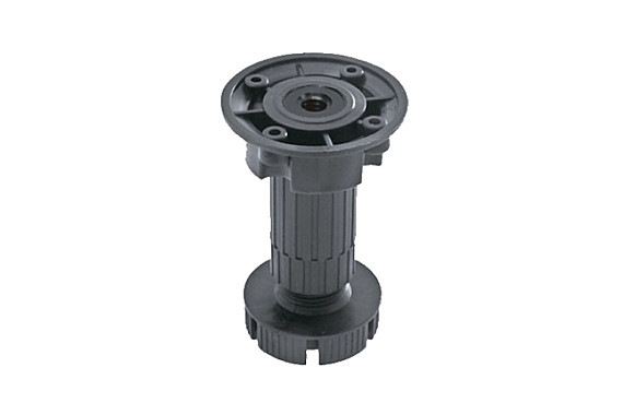 Опора кухонная h-100 мм черная Разборная