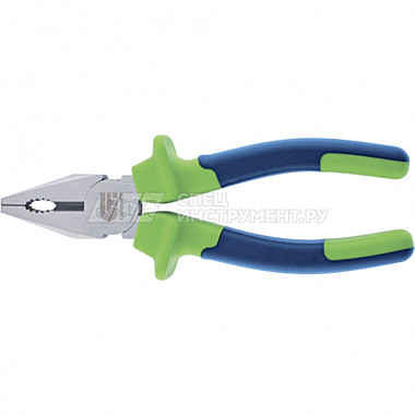 Плоскогубцы комбинированные,200 мм,двухкомпонентные рукоятки//Сибртех