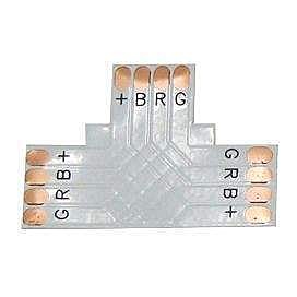 Ecola соед плата T для зажим разъема 4-х конт SMD5050 (уп. 5шт.)