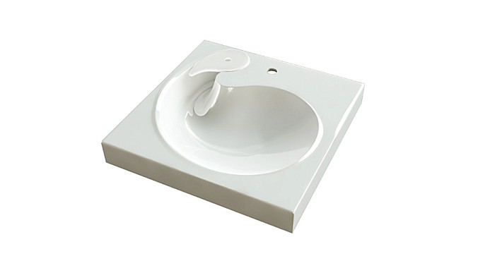 Раковина Лилия V60D1 белая Granit (компл кроншт V60 )