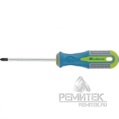 Отвертка PH3х150 мм, CrV, 3к рукоятка// Сибртех