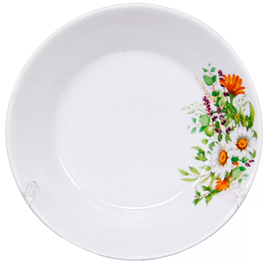 Блюдце фарфор 14см Луговые ромашки ДФЗ/3С2502