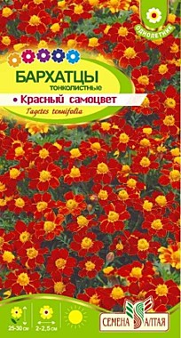 Семена Алтая Бархатцы Красный самоцвет