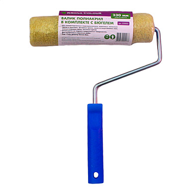 Валик Krona Colour 230 мм полиакрил с ручкой 