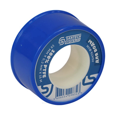 Лента ФУМ PTFE катушка 19ммх0,2ммх15м вода FU10