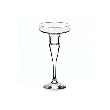 Подсвечник 17см стекло БЕЙСИК 