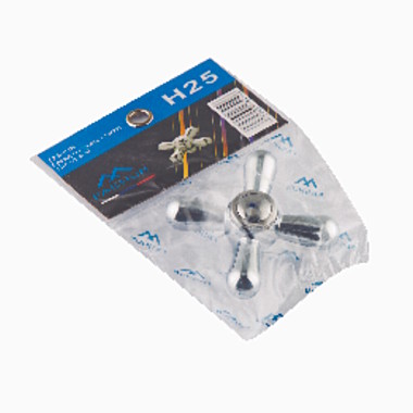 H25 ручка-крест для кран-буксы A52-4 (90° -20 шлицов)