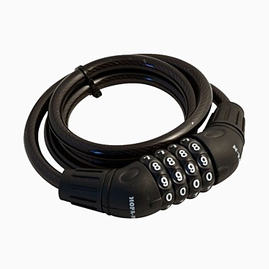 Н-М Замок велосипедный №21 размер ф8х1000мм