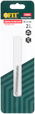 Сверло по металлу fit hss 1.5мм 1 шт.