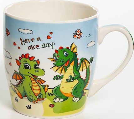 Кружка OLAFF 223-08015 ЧУДЕСНЫЙ ДЕНЬ, 270мл 55592