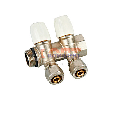 Коллектор с регулир. вентилями и цан.3/4