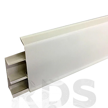 Плинтус Деконика 70мм 2,2м кремово-белый 033