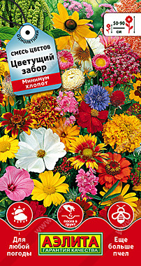 Аэлита Цветущий забор смесь цветов 