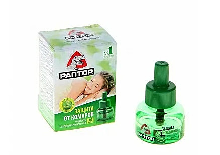 Жидкость от комаров Раптор 30 ночей
