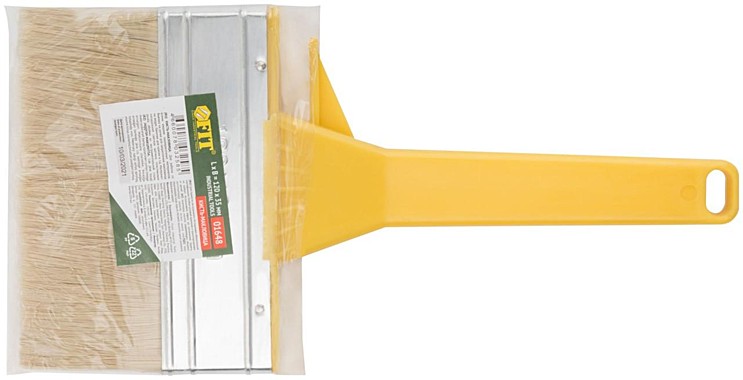 Макловица, натур.светлая щетина,пласт. корпус, полая ручка, 