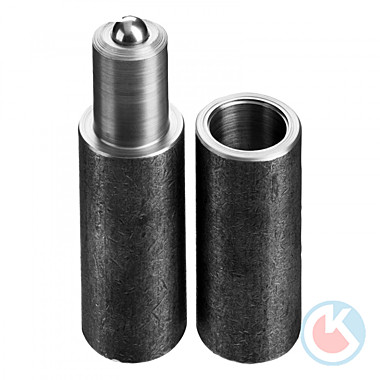 Петля гаражная 120*25мм с шариком 