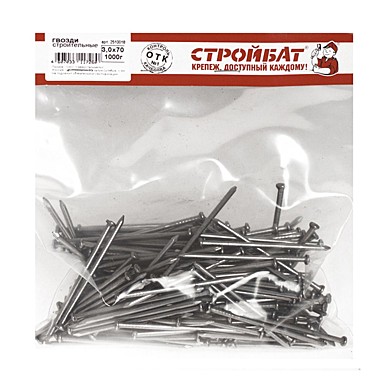Гвозди строительные 3*70 (1кг)