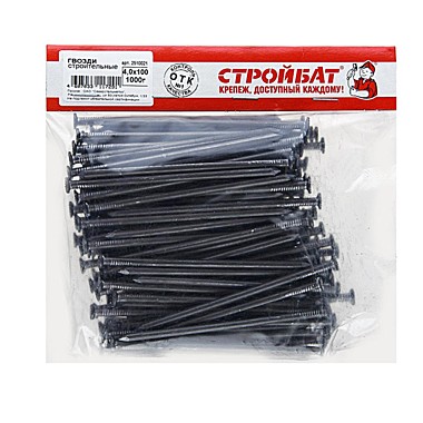Гвозди строительные 4*100 (1кг)