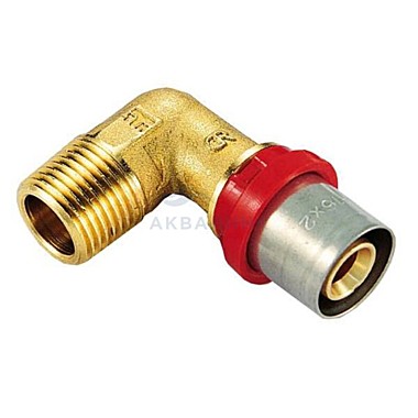 Угольник пресс с переходом на нар. р. 16х1/2