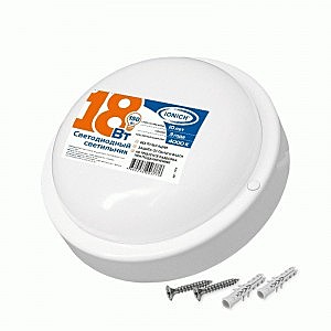 IONICH св-к св/д ЖКХ 18W(1440lm) 4000K 4K IP65 круг