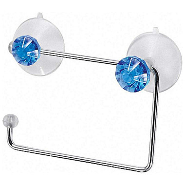 Держатель для туалетной бумаги на присосках Бриллиант, металл Рыжий Кот 